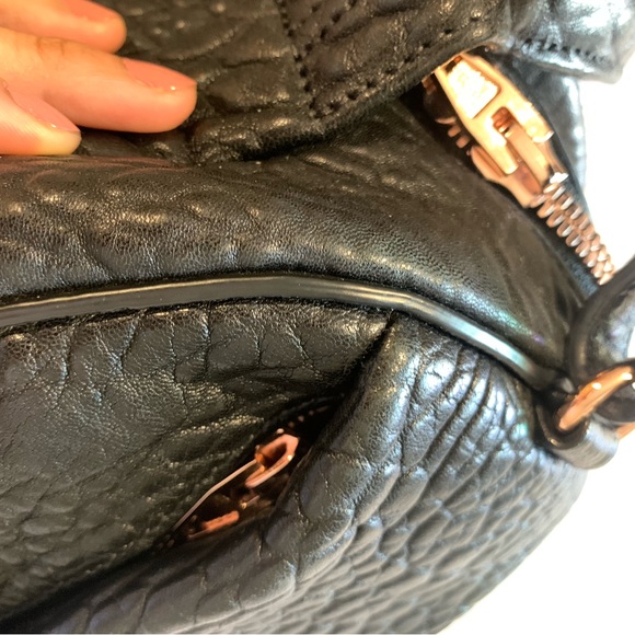 Alexander Wang Black Leather Rockie Crossbody Bag - Picture 10 of 15